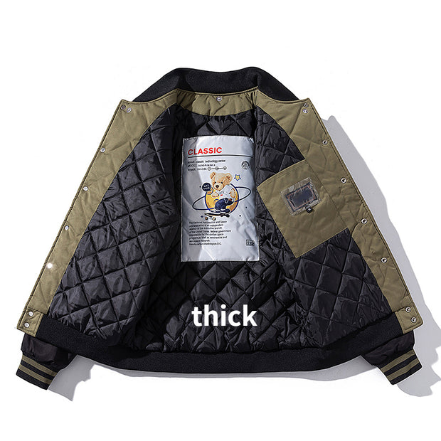 Men's Embroidered Hip Hop Jacket