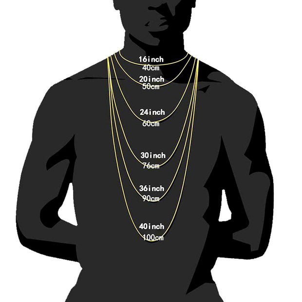 Hip Hop Titanium Steel Necklace Jeans Button Round Grinding Encrypted Stainless Steel Cuban Chain