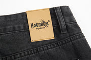 Contrast Color Tie-dye Gradient Jeans Men