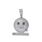 Cartoon Expression Zipper Shut Up Personality Trendy Hip Hop Jewelry