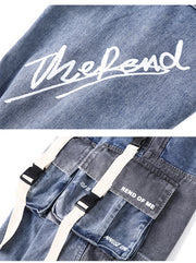 Workwear Jeans Men Fall Loose Hip-hop
