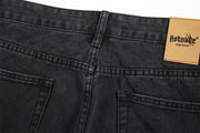 Contrast Color Tie-dye Gradient Jeans Men