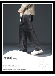 Men's Hip Hop Wide-leg Daddy Jeans