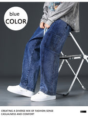 Men's Hip Hop Wide-leg Daddy Jeans