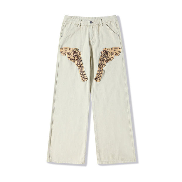 Hip Hop American Retro Black Pants