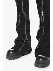 Hip Hop Zipper Split Jeans Men