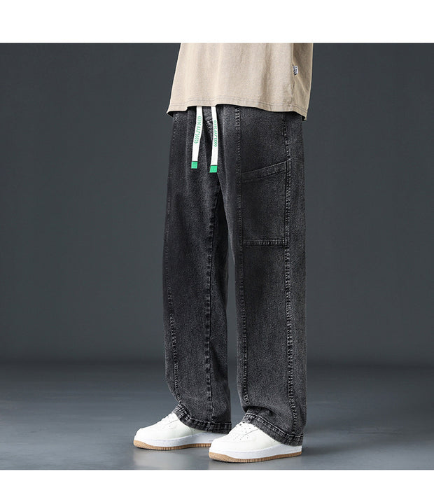 Men's Hip Hop Wide-leg Daddy Jeans