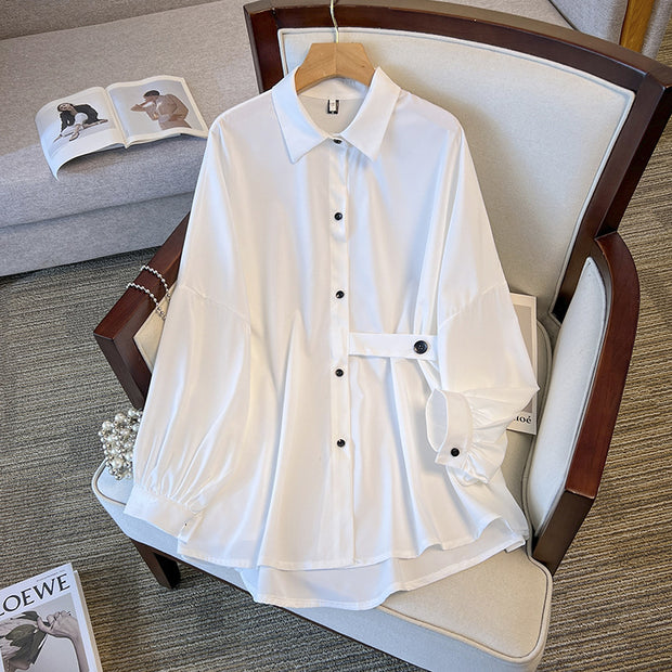 Early Spring Plump Girls Plus Size Tencel Jacket Women