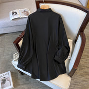 Early Spring Plump Girls Plus Size Tencel Jacket Women