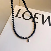 Madrid Holiday Natural Stone Tiger Eye Necklace